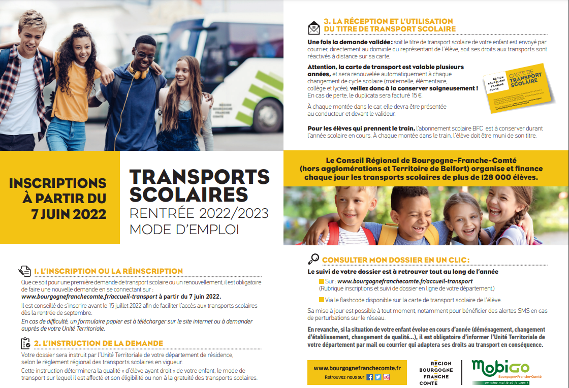 transports scolaires