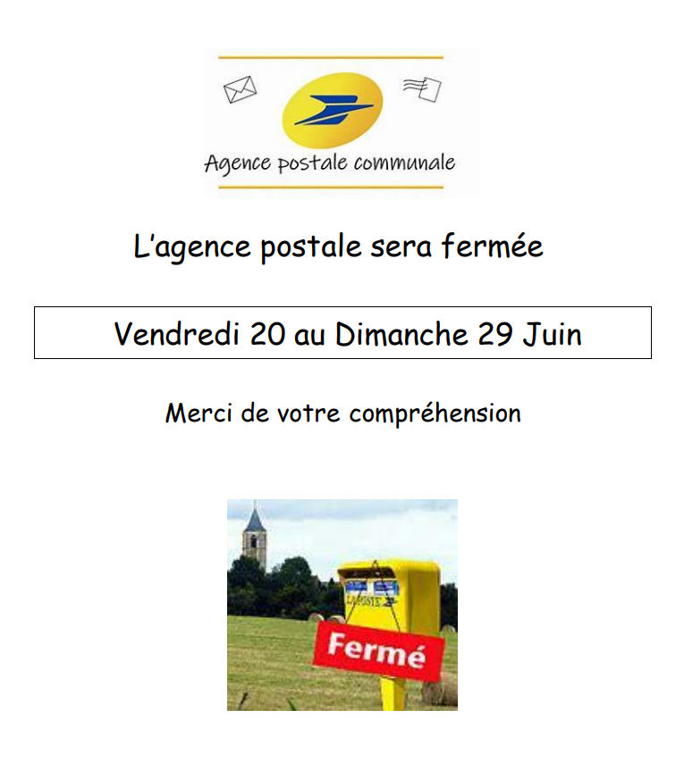 fermeture agence