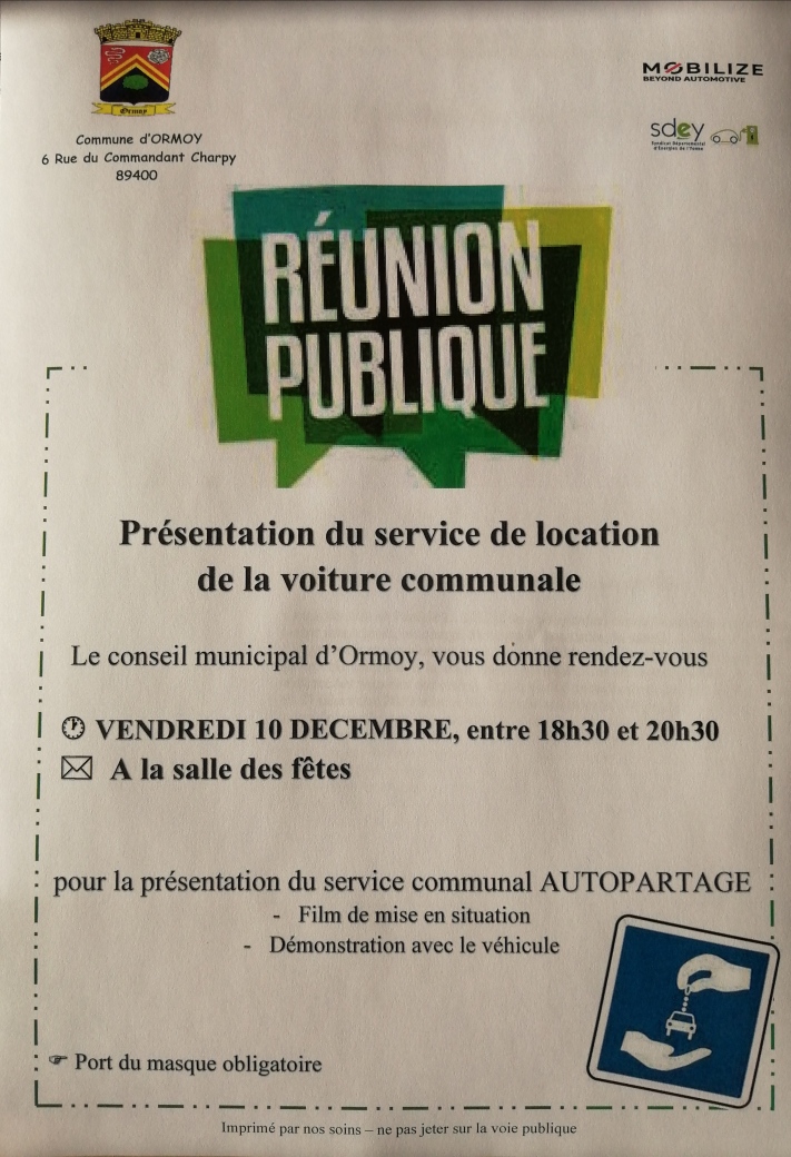 réunion publique