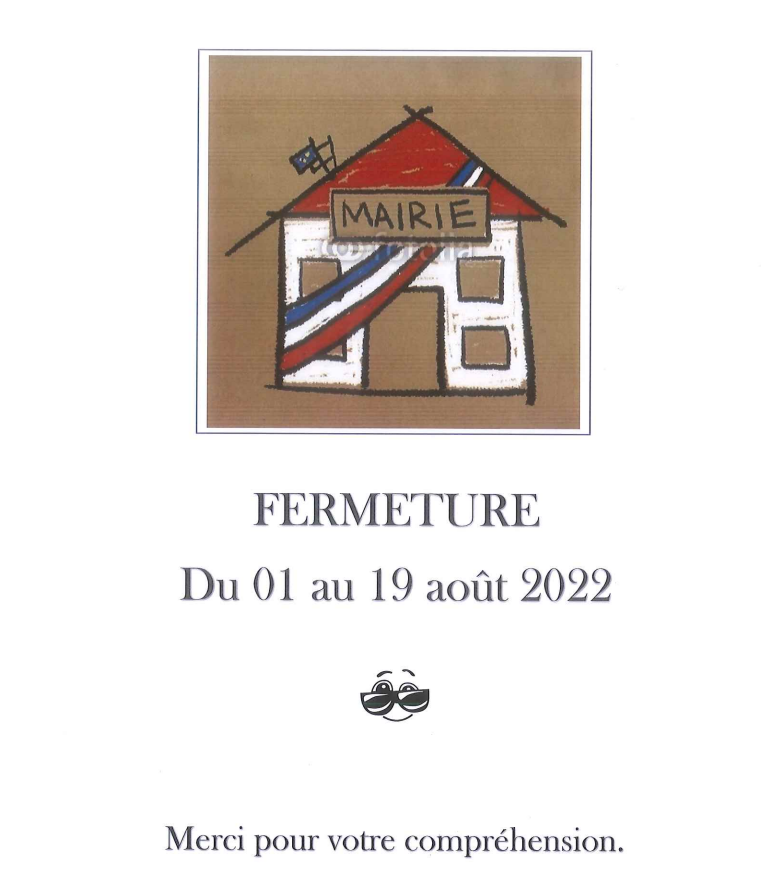 FERMETURE MAIRIE