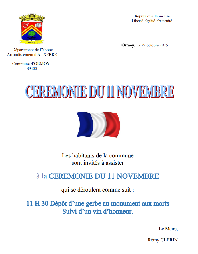 11 novembre