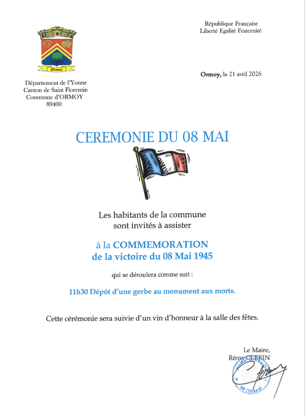 8 mai