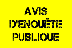 avis d enquete publique