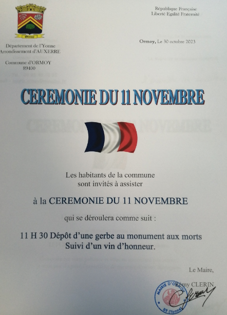 11 novembre